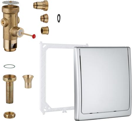 Mechanische closetspoeler